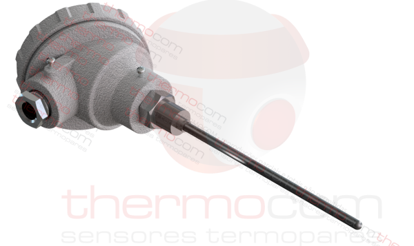 Termorresistência com Cabeçote, Bainha e Rosca Fixa - THCOM TR42