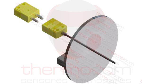 Termopar com Conector Standard na Bainha (com Flange) - THCOM TC32