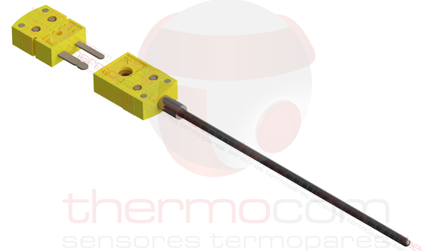 Termopar com Conector Miniatura na Bainha - THCOM TC34