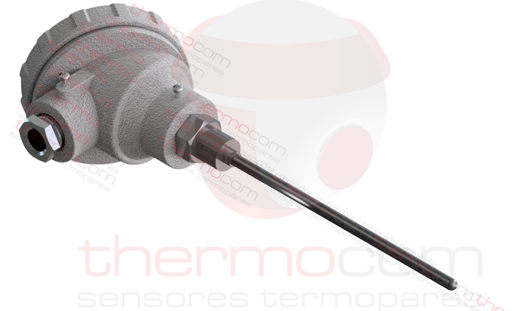 Termorresistência com Cabeçote, Bainha e Rosca Fixa - THCOM TR42
