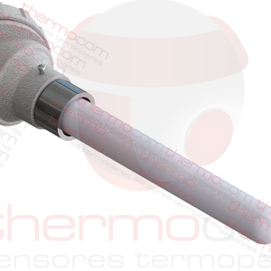 Termopar com Cabeçote e Tubo Cerâmico 24mm - THCOM TC59