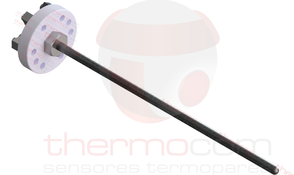 Termopar Bainha Metálica com Bloco de Ligação Cerâmico - THCOM TC30