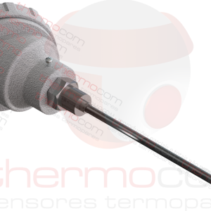 Termopar com Cabeçote, Bainha e Rosca Fixa - THCOM TC42