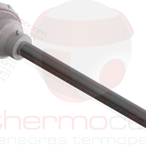 Termopar com Cabeçote e Tubo de Proteção Inox Schedule - THCOM TC44