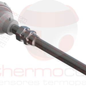 Termopar com Cabeçote e Tubo de Proteção (com Bucim) - THCOM TC44