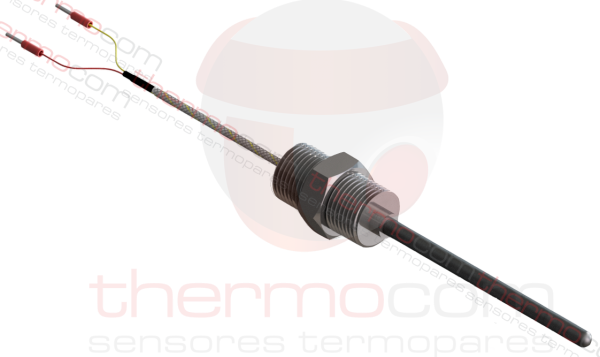 TERMOPAR COM ROSCA DUPLA (INSTRUMENTO E PROCESSO) - THCOM TC20 SERIES