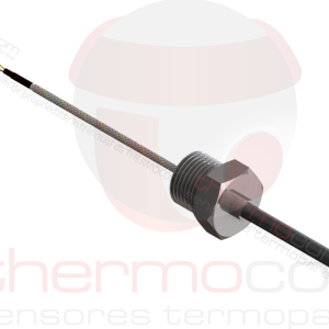 TERMOPAR COM ROSCA SIMPLES DE CONEXÃO AO INSTRUMENTO - TC24 Seiries