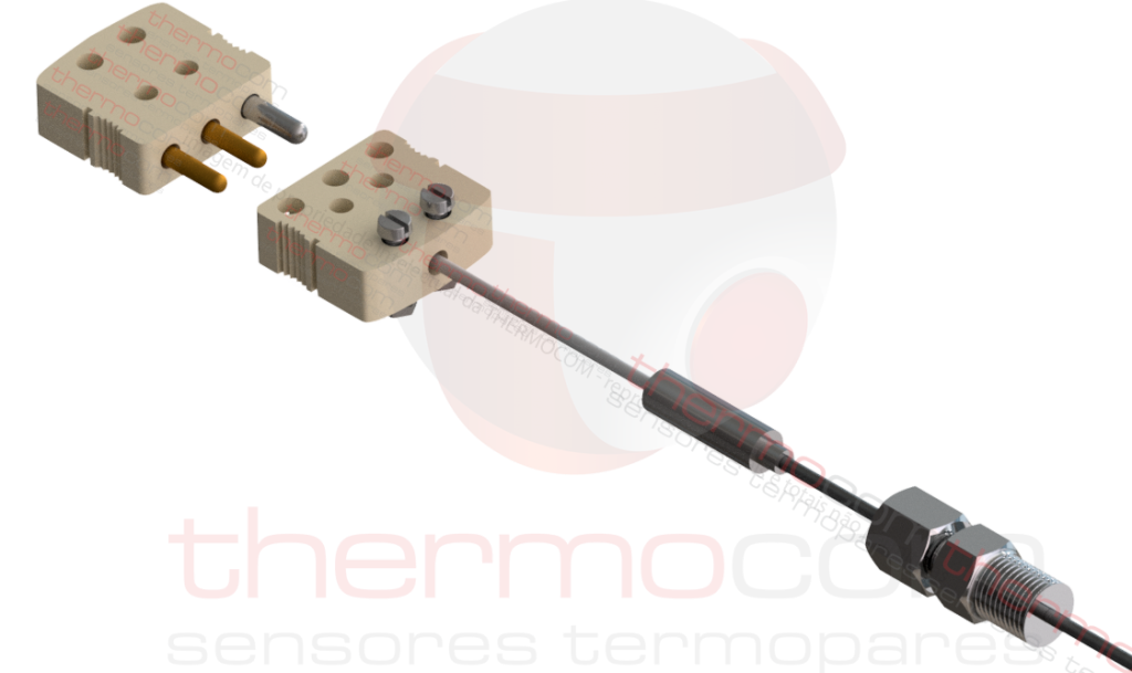 Termorresistência com Pote e Conector Standard no Rabicho (com BUCIM) - THCOM TR14